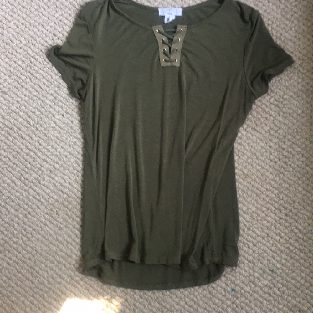 Tillys Olive Green Shirt